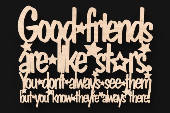 Download Good Friends Sign Svg Laser Cut Files - Friends sign Collection