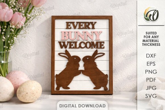 Download 3D Easter Wall Decor Laser Cut - Easter wall decor Collection