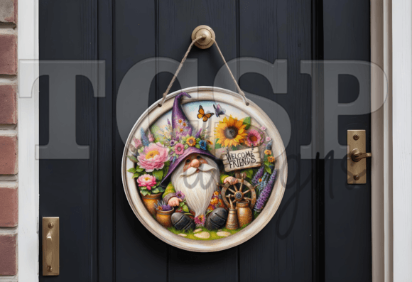 Download Gnome Welcome Friends Door Sign - Premium Resources