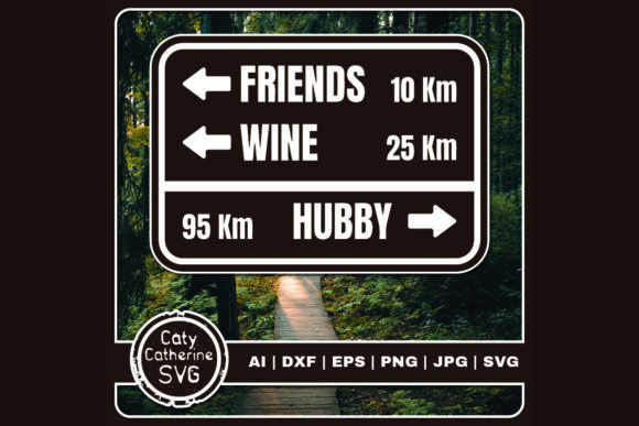 Download Funny Wife Marriage Hiking Sign - Premium Bundle