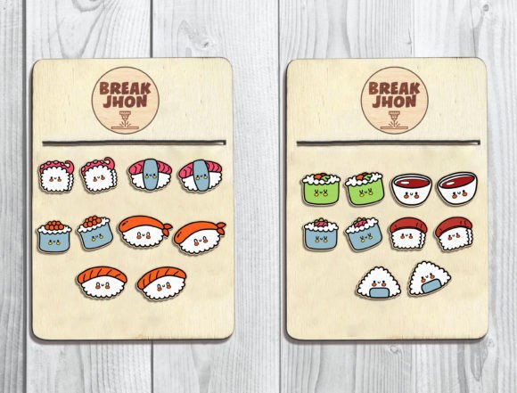 Download Kawaii Sushi Stud Earrings Glowforge Svg - Earrings Collection